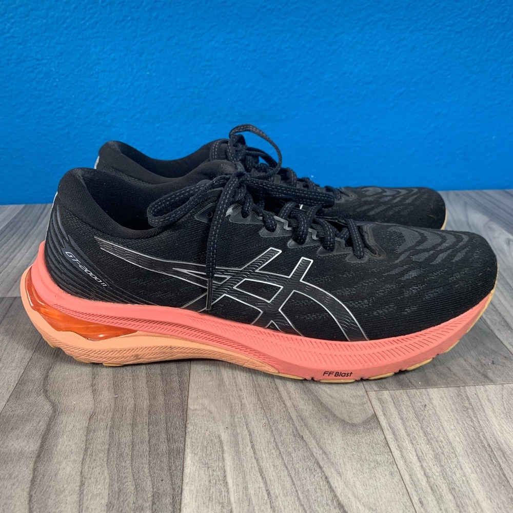 Asics GT-2000-11 Running Shoes Womens 10.5 Black PInk FF Blast LiteTruss Sneaker
